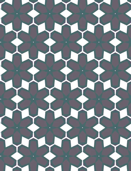 Pola Vektor Ornamental Geometris Tak Beraturan Latar Belakang Abstrak - Stok Vektor