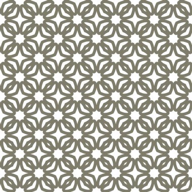 Dikişsiz geometrik süs vektör deseni. Soyut arka plan