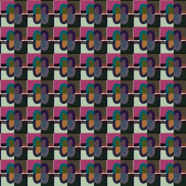 Dikişsiz geometrik süs vektör deseni. Soyut arka plan