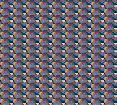 geometrik süsleme biçiminde kusursuz vektör deseni