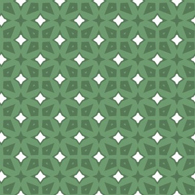 geometrik süsleme biçiminde kusursuz vektör deseni