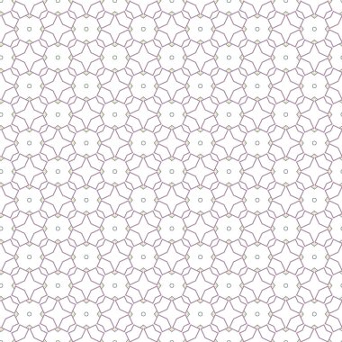 Kusursuz Vektör Deseni. Geometrik Süsleme Biçiminde Arkaplan DokusuName.