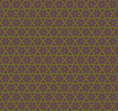 Geometrik süslemeli vektör deseni. Kusursuz tasarım dokusu.