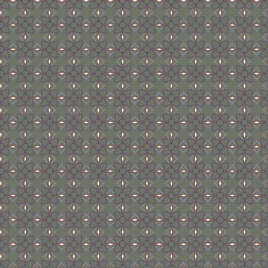 Geometrik süslemeli vektör deseni. Kusursuz tasarım dokusu.