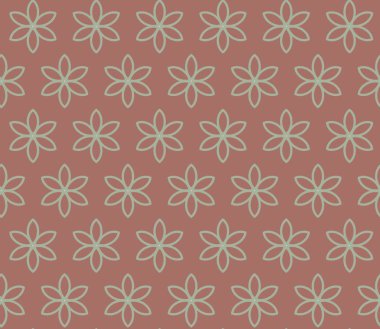 geometrik süsleme biçiminde kusursuz vektör deseni