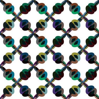 Geometrik süslemeli vektör deseni. Kusursuz tasarım dokusu.