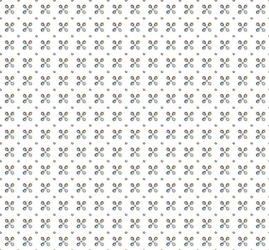 geometrik süsleme biçiminde kusursuz vektör deseni