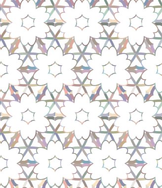 Geometrik süslemeli vektör deseni. Kusursuz tasarım dokusu.