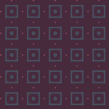 Geometrik süslemeli vektör deseni. Kusursuz tasarım dokusu.