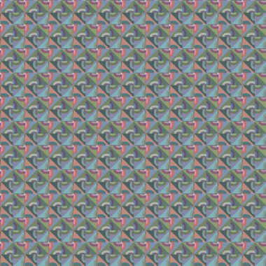 Geometrik süslemeli vektör deseni. Kusursuz tasarım dokusu.