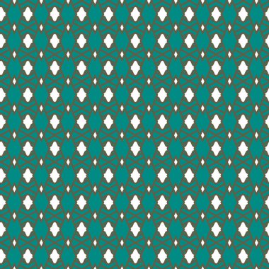 Geometrik süslemeli vektör deseni. Kusursuz tasarım dokusu.