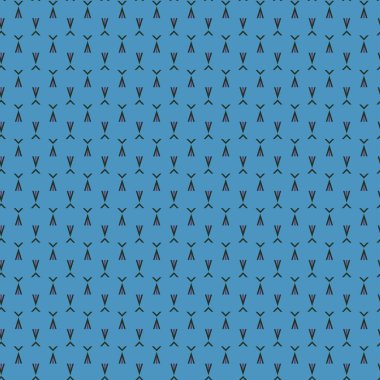 geometrik süsleme biçiminde kusursuz vektör deseni