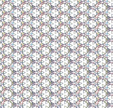Geometrik süslemeli vektör deseni. Kusursuz tasarım dokusu.