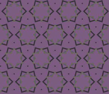 geometrik süsleme biçiminde kusursuz vektör deseni