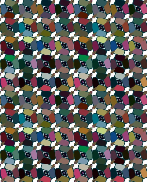 Motif Vectoriel Sans Couture Dans Style Ornemental Géométrique — Image vectorielle