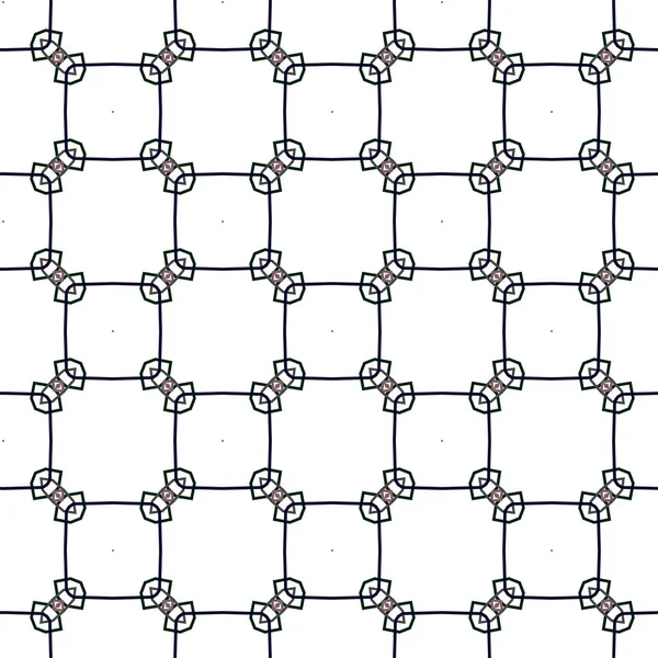 シームレスな幾何学的観賞ベクトルパターン 抽象的な背景 — ストックベクタ