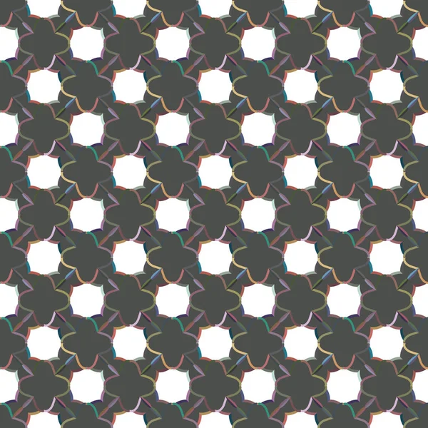Patrón Vector Ornamental Geométrico Sin Costuras Fondo Abstracto — Archivo Imágenes Vectoriales