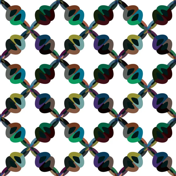 Геометричний Орнаментальний Вектор Безшовна Текстура Дизайну — стоковий вектор