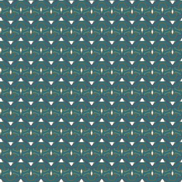 Motif Vectoriel Sans Couture Dans Style Ornemental Géométrique — Image vectorielle