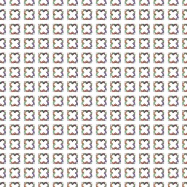 Geometrik süslemeli vektör deseni. Kusursuz tasarım dokusu.