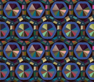 Geometrik süs tarzında soyut arkaplan dokusu. Kusursuz tasarım.