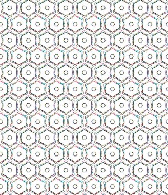 Dikişsiz geometrik süs vektör deseni. Soyut arka plan