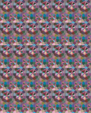 Geometrik süslemeli vektör deseni. Kusursuz tasarım dokusu.