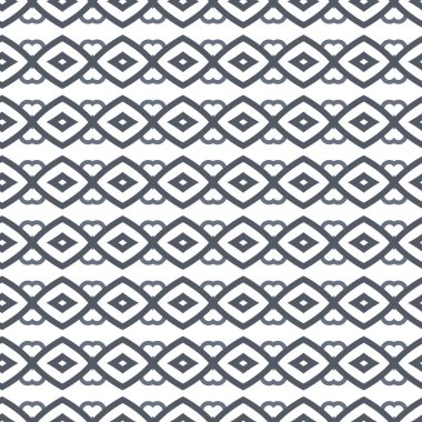 geometrik süsleme biçiminde kusursuz vektör deseni