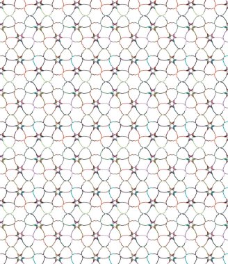 Geometrik süslemeli vektör deseni. Kusursuz tasarım dokusu.