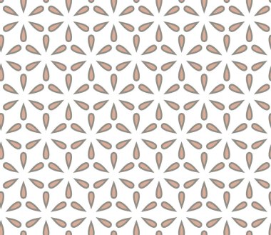 geometrik süsleme biçiminde kusursuz vektör deseni