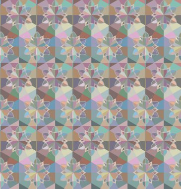 Kusursuz Vektör Deseni. Geometrik Süsleme Biçiminde Arkaplan DokusuName.