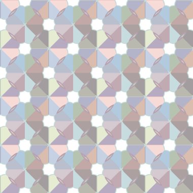 Kusursuz Vektör Deseni. Geometrik Süsleme Biçiminde Arkaplan DokusuName.