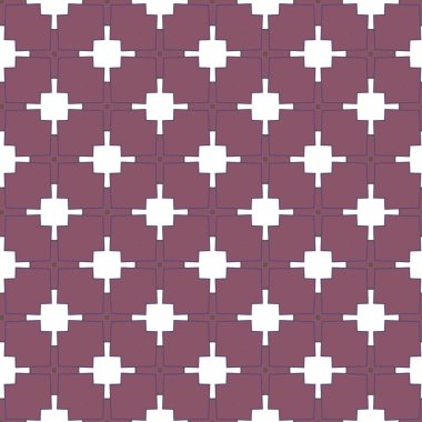 geometrik süsleme biçiminde kusursuz vektör deseni