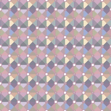 geometrik süsleme biçiminde kusursuz vektör deseni
