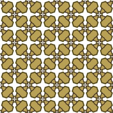 Kusursuz Vektör Deseni. Geometrik Süsleme Biçiminde Arkaplan DokusuName.