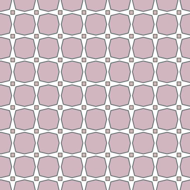 geometrik süsleme biçiminde kusursuz vektör deseni