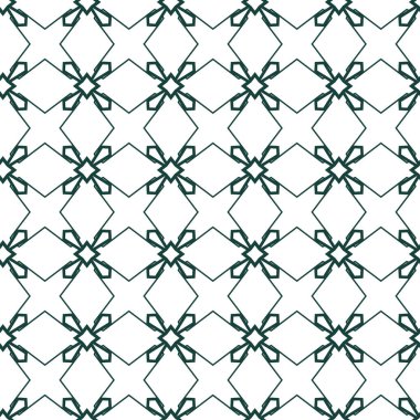 geometrik süsleme biçiminde kusursuz vektör deseni
