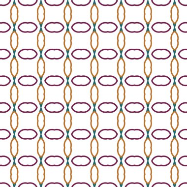 geometrik süsleme biçiminde kusursuz vektör deseni