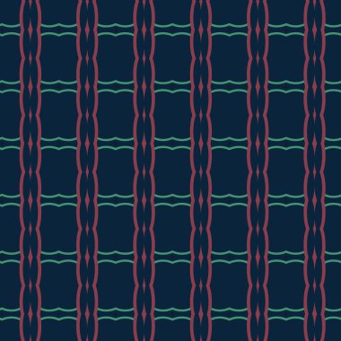 Dikişsiz geometrik süs vektör deseni. Soyut arka plan