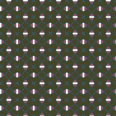 geometrik süsleme biçiminde kusursuz vektör deseni