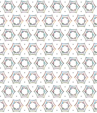 Geometrik süslemeli vektör deseni. Kusursuz tasarım dokusu.