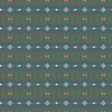 Geometrik süslemeli vektör deseni. Kusursuz tasarım dokusu.