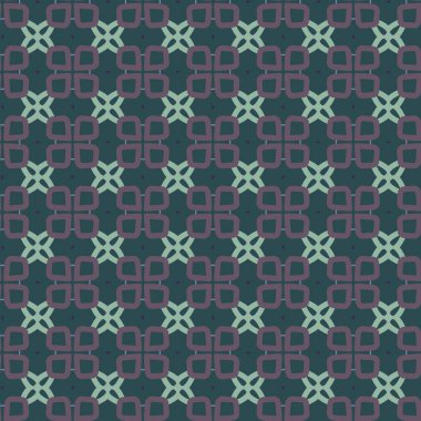 geometrik süsleme biçiminde kusursuz vektör deseni