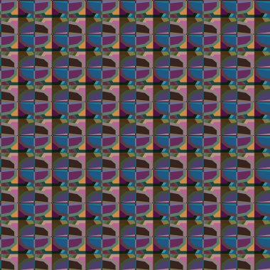 Dikişsiz geometrik süs vektör deseni. Soyut arka plan