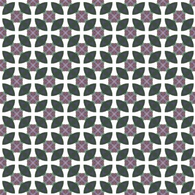 Geometrik süslemeli vektör deseni. Kusursuz tasarım dokusu.