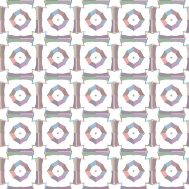 Kusursuz Vektör Deseni. Geometrik Süsleme Biçiminde Arkaplan DokusuName.