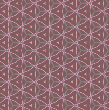 geometrik süsleme biçiminde kusursuz vektör deseni