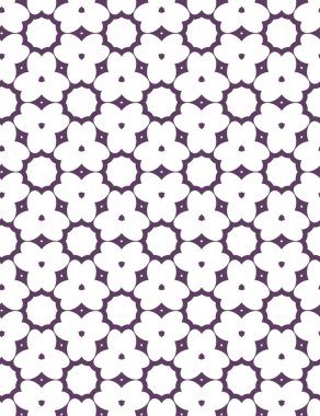 geometrik süsleme biçiminde kusursuz vektör deseni