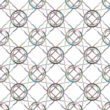 Dikişsiz geometrik süs vektör deseni. Soyut arka plan