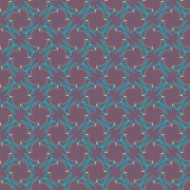 Geometrik süslemeli vektör deseni. Kusursuz tasarım dokusu.